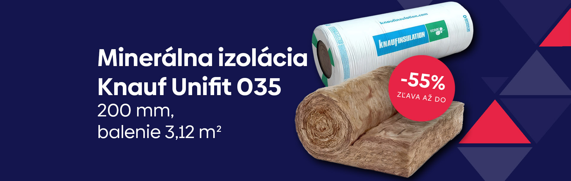 Mineralna izolácia Knauf Unifit 035